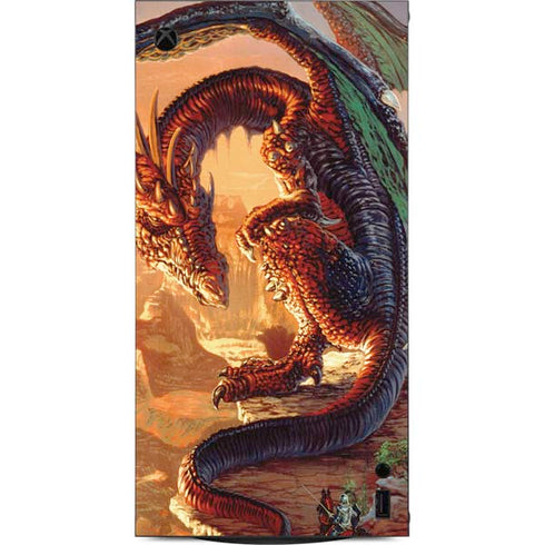 Bravery Misplaced Dragon and Knight by Ed Beard Jr XBox Series X Digital Edition Console Skin